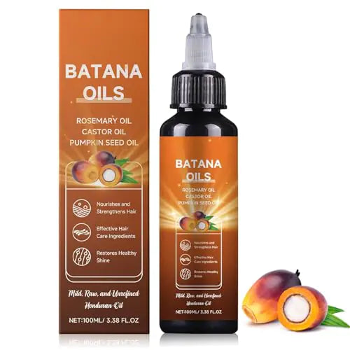 Batana Oil for Hair Growth 4-in-1 Liquid Batana Oil with Rosemary Castor Pumpkin Seed Oil Nourishes Organic Hair Oil for All Hair Types