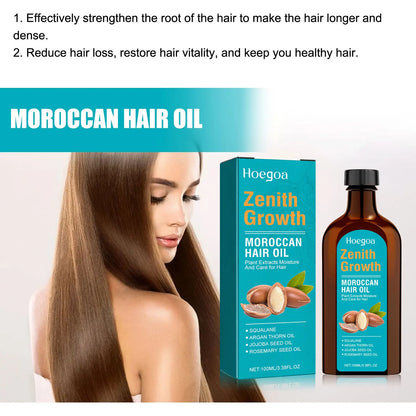 Moroccan Hair Essential Oil Anti Hair Loss Curly Frizz Repair Damaged Hair Nourishing Scalp Deep Hydrating Smoothing Conditioner