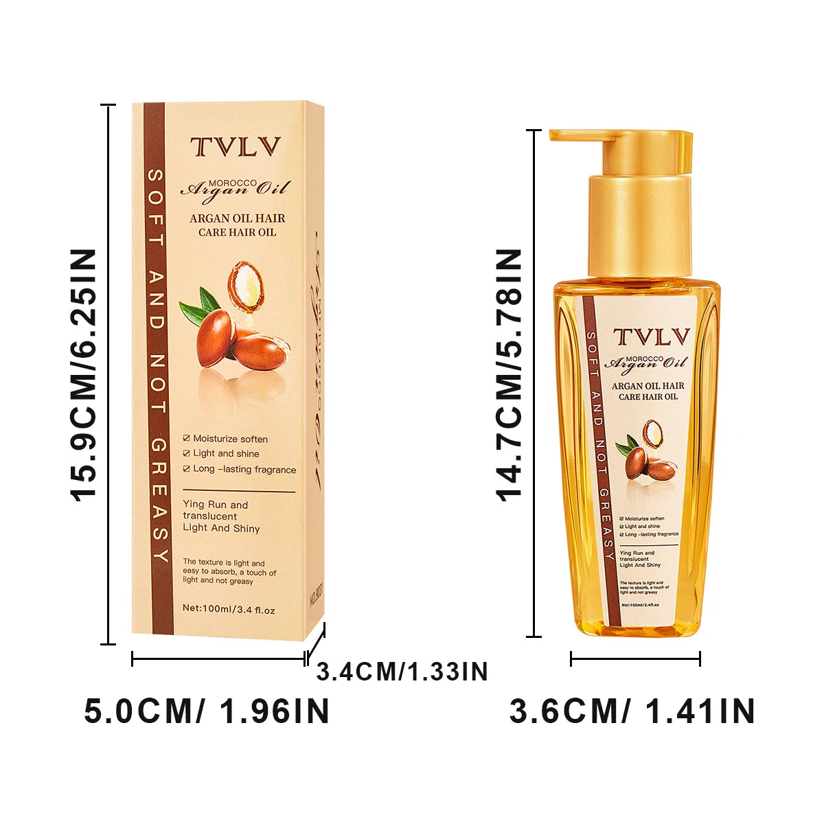 Three Deep Nourishing Hair Care Oils Nourish Hair, Make Hair Smooth And Silky, And Repair Damaged Hair
