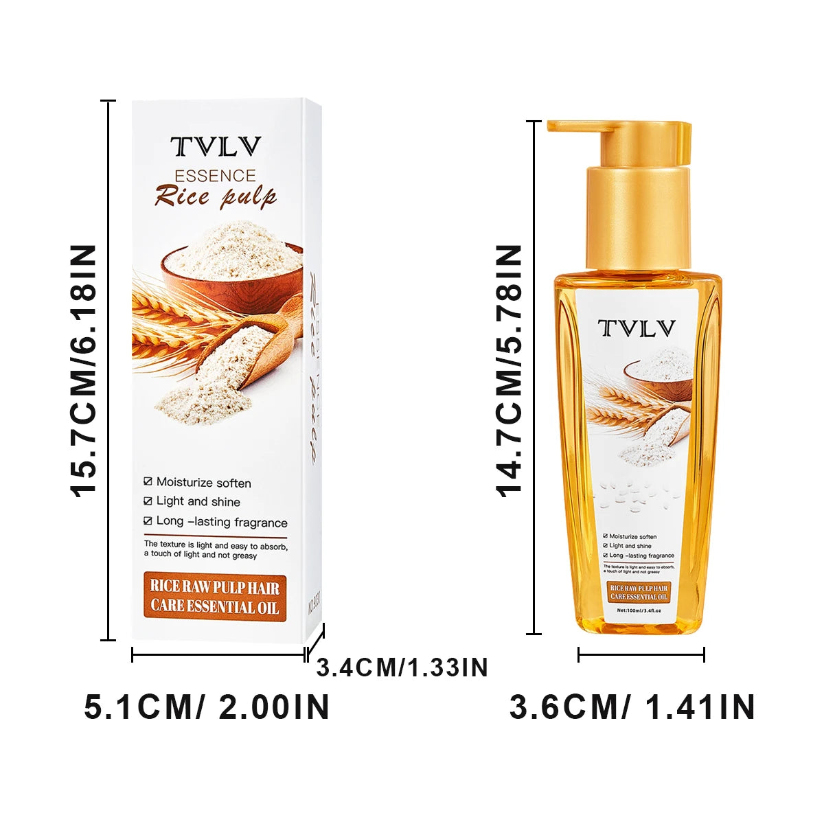 Three Deep Nourishing Hair Care Oils Nourish Hair, Make Hair Smooth And Silky, And Repair Damaged Hair