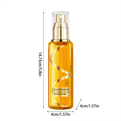 100ml Moisturizing & Strengthening Silky Hair Oil, Hydrating Hair Treating  Oil, Nourishing Hair Treating  Oil