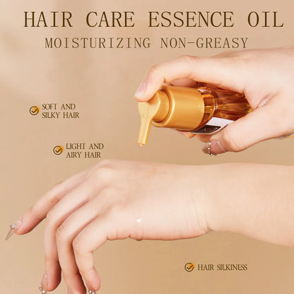 Three Deep Nourishing Hair Care Oils Nourish Hair, Make Hair Smooth And Silky, And Repair Damaged Hair