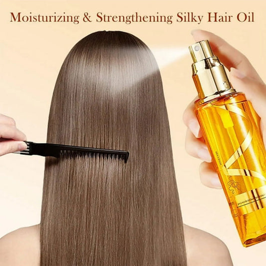 100ml Moisturizing & Strengthening Silky Hair Oil, Hydrating Hair Treating  Oil, Nourishing Hair Treating  Oil